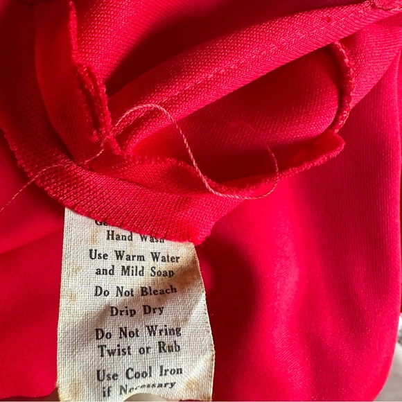 Vintage 1970's maxi evening gown ruched medium handmaids tale dress - Picture 11 of 11